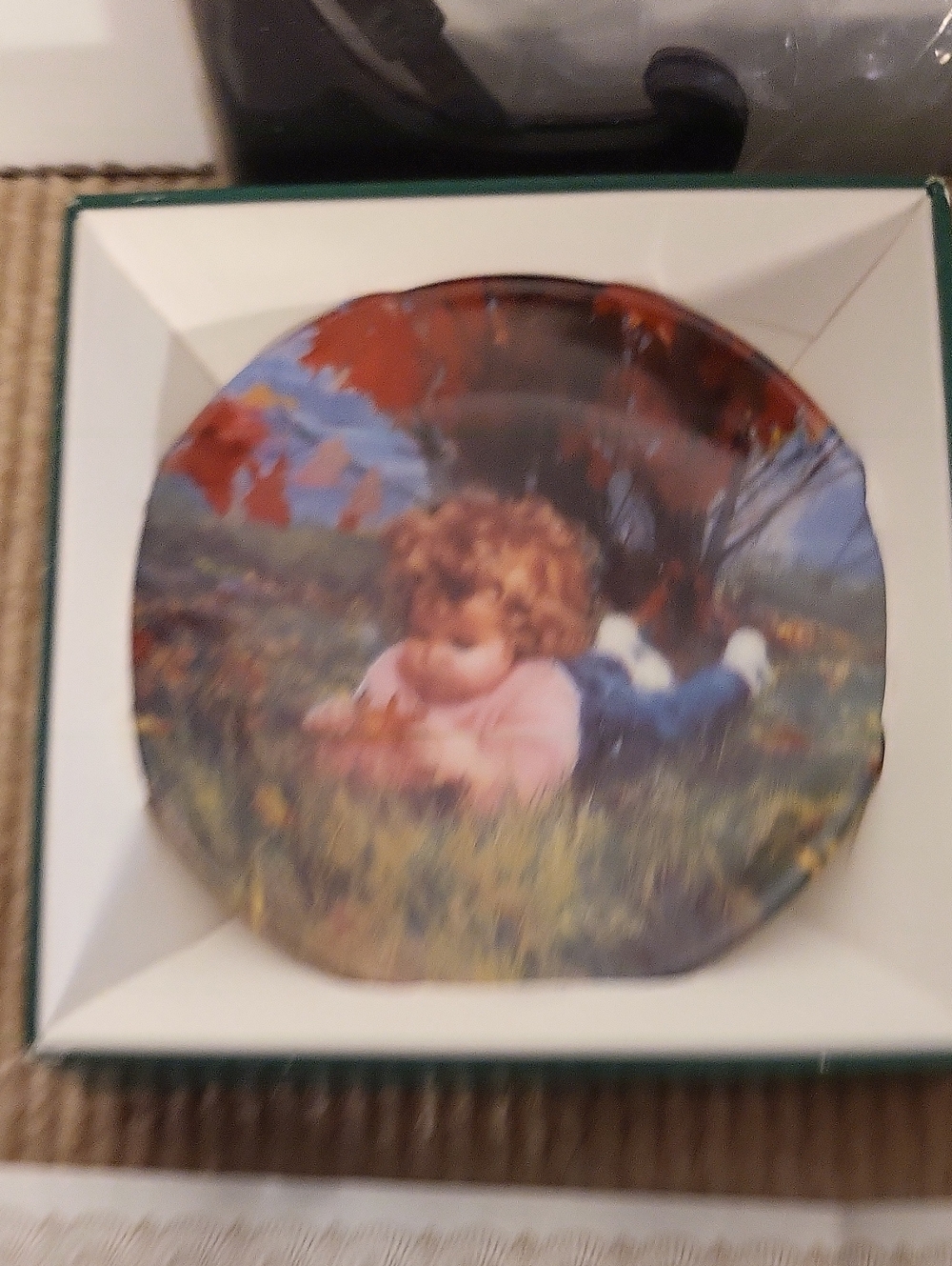 Donald Zolan "September Girl" Collector Plate